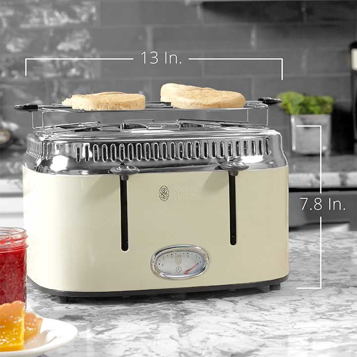 Russell hobbs 4 slice toaster cream top